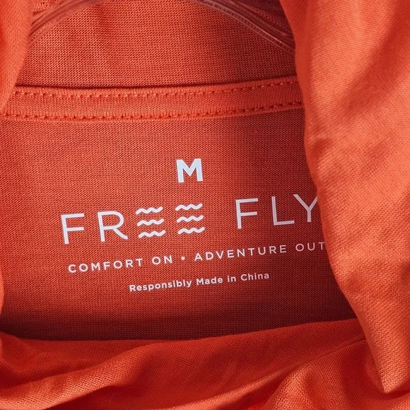 Free Fly Bamboo Hoodie Men's M Tigerlily Pullover Lightweight Active Running - Picture 5 of 9